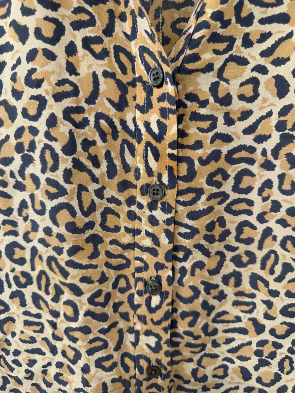 NWOT Equipment Lucinda Leopard Print Pure Silk Sleeveless Mini Dress - Picture 5 of 6